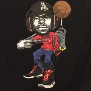 Nike / Lebron James illustrated dri-fit t-shirt